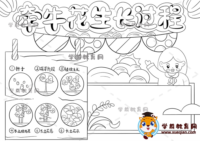 牽?；ㄉL(zhǎng)過(guò)程手抄報(bào)