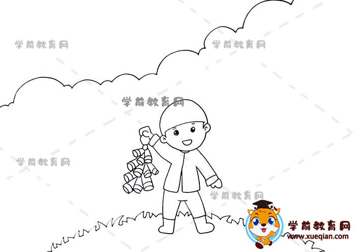 新年英語happy new year手抄報