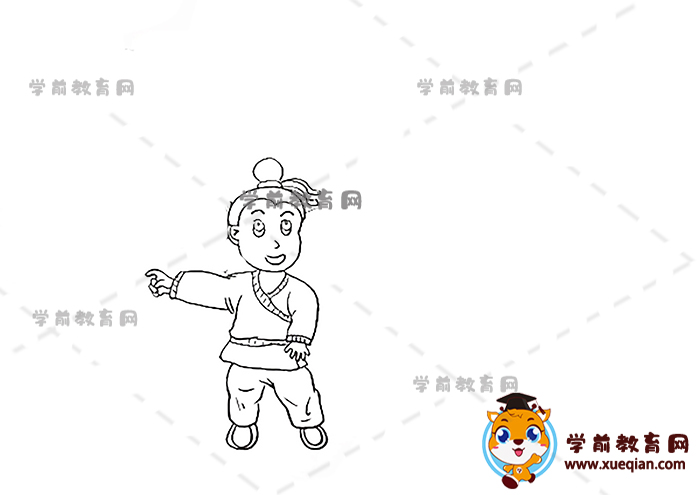 尋隱者不遇詩配畫