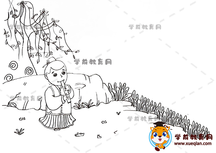 涼州詞詩(shī)配畫(huà)