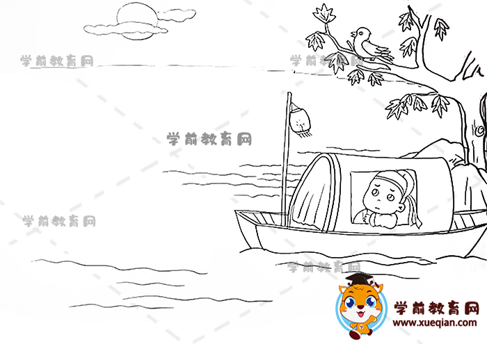 楓橋夜泊詩(shī)配畫