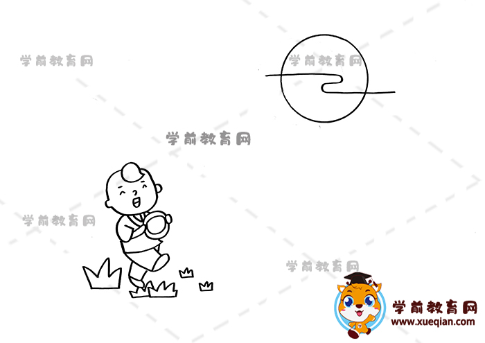 古朗月行詩配畫