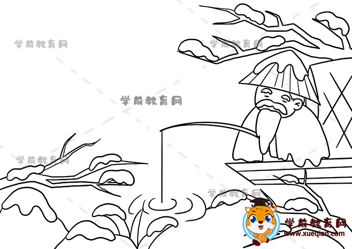 江雪詩(shī)配畫(huà)