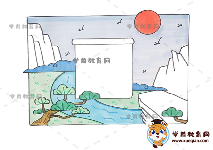 鹿柴詩(shī)配畫(huà)