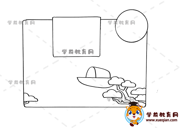 宿建德江詩(shī)配畫(huà)