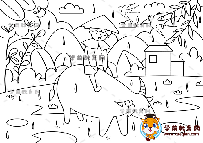 清明兒童畫(huà)