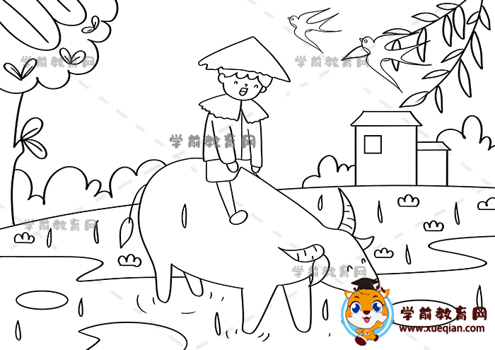 清明兒童畫(huà)