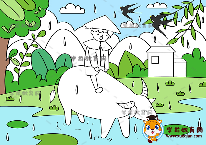 清明兒童畫(huà)