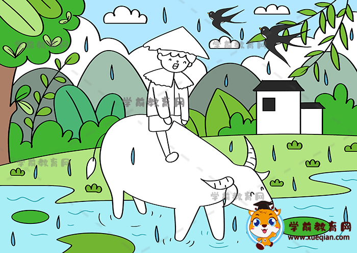 清明兒童畫(huà)