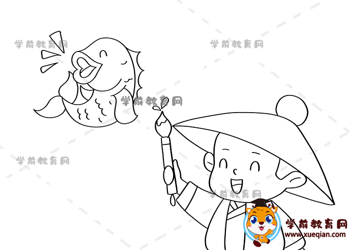 神筆馬良神筆馬良兒童畫