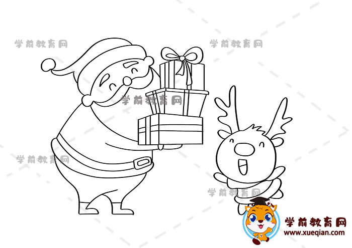 圣誕節(jié)兒童畫(huà)
