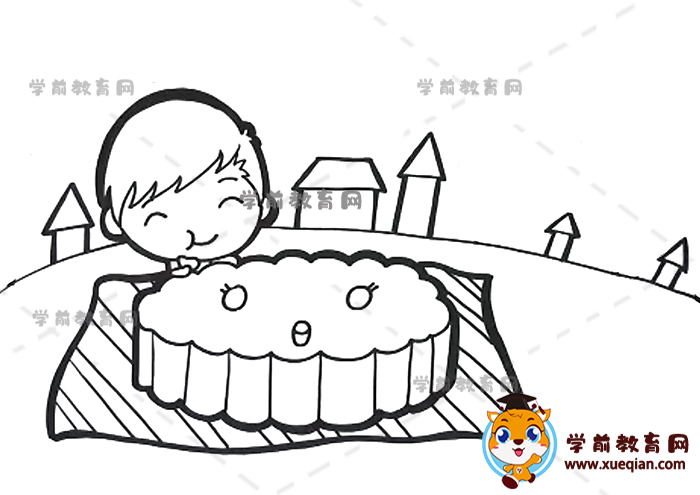 中秋節(jié)兒童畫