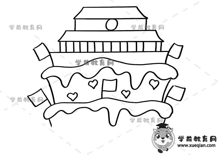 祖國(guó)生日兒童畫
