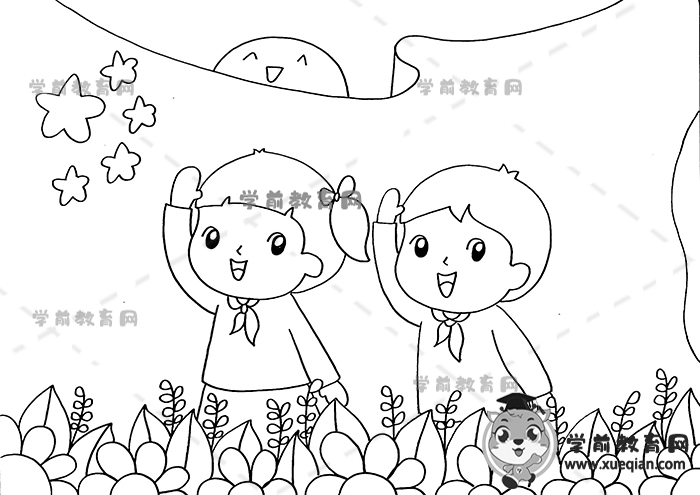 愛(ài)國(guó)兒童畫(huà)