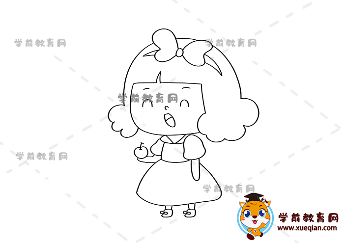 白雪公主兒童畫(huà)