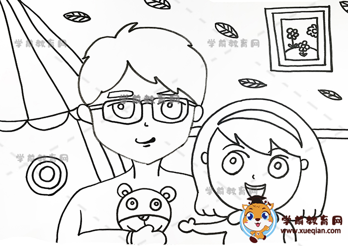 父親節(jié)兒童畫(huà)