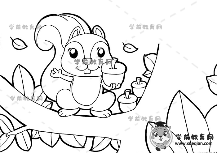 秋天兒童畫
