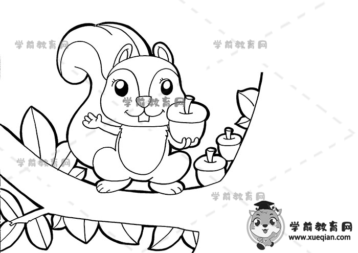 秋天兒童畫