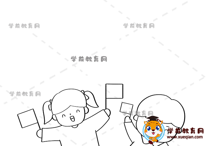 國慶兒童畫