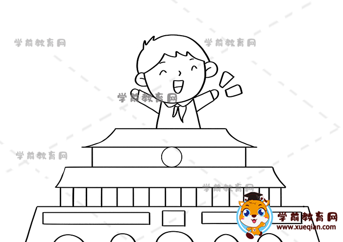 國慶節(jié)兒童畫