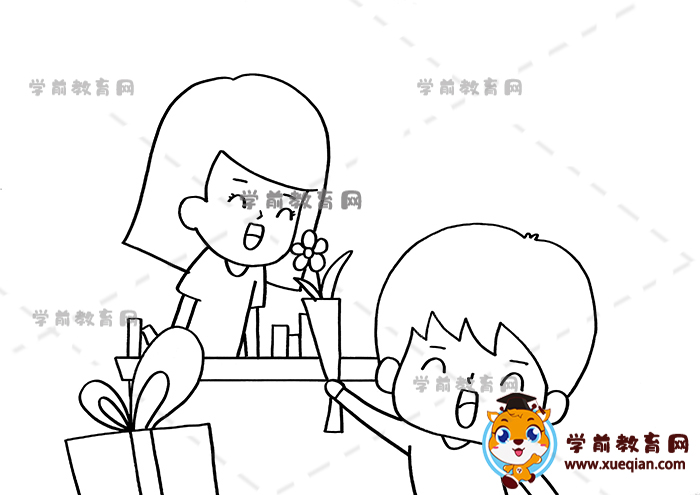 教師節(jié)兒童畫(huà)