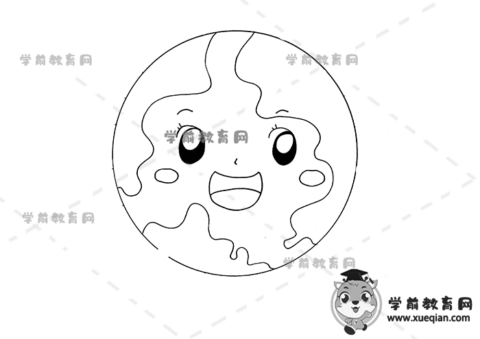 節(jié)約用水兒童畫(huà)