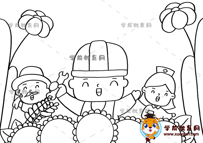 勞動(dòng)節(jié)繪畫(huà)
